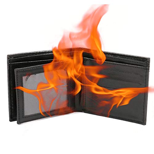 Kangmeile Fire Wallet Magic Tricks Flame Wallet Magician Card to Wallet Fire Magia Stage Street Illusions Gimmick Props, KANGMEILE6WB5XEGHRD