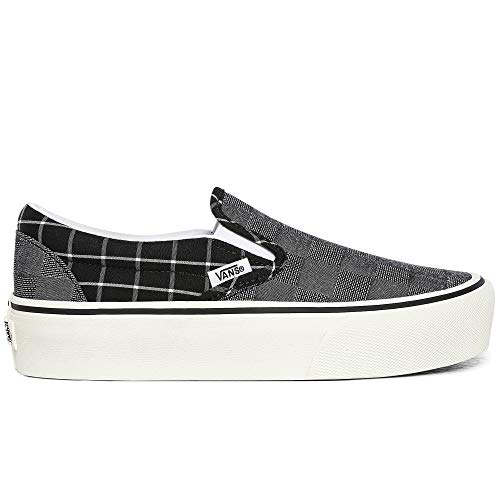 Vans Vans Classic Slip-on Platform Slip Ons Women Grey - 7 - Slip Ons Shoes