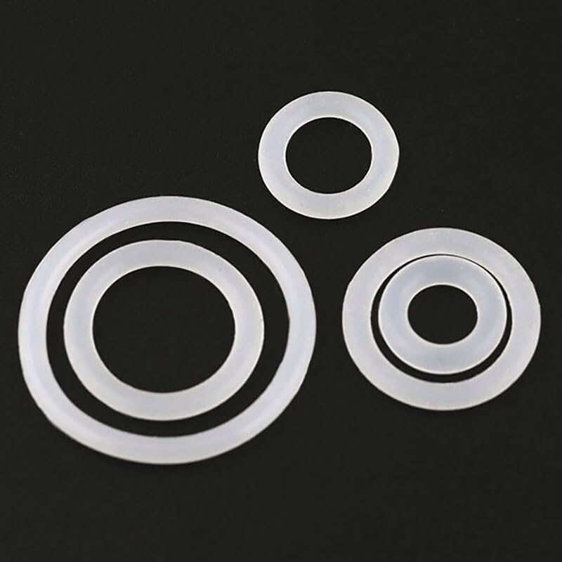 Silikonowe pierścienie uszczelniające O-ringi Podkładka O-ring z gumy silikonowej Biała izolowana wodoodporna okrągła M3-M60(M45 X 3mm/10pcs)
