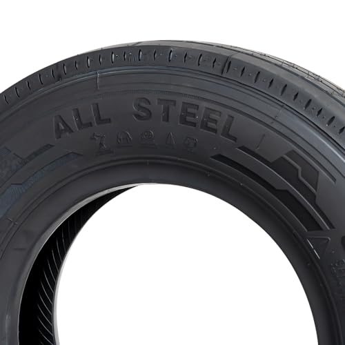 Evermax DOT 18R EF9003 Set Of 2 Evermax Heavy Duty All Steel Trailer Tires St225/75R15 Load Range G Lrg 14 Ply thumb #1