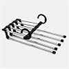 Trouser Strap Movable Cabinet Inside 2 Tiers Foldable 5-Piece Organizer Strap For Trousers, Ties, Skirts, Shawls, Dresses