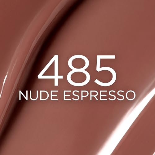 L'Oréal Paris Hyaluron Tint Lip Stain Serum, 12H haltende schwerelose Farbe, Feuchtigkeitsspendend, Lipgloss, Farbe: 485 Nude Espresso, 5 ml