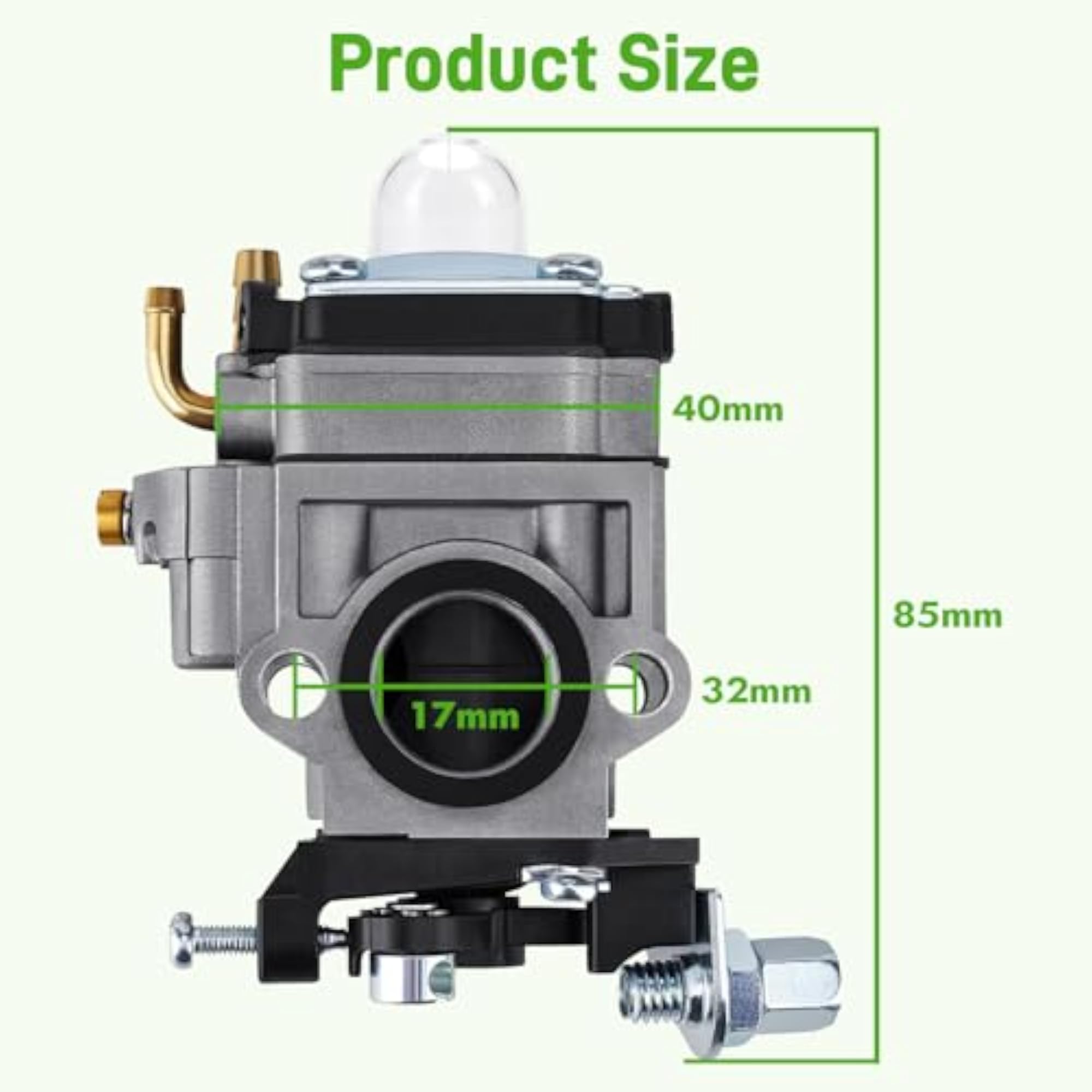 Carburetor for 52CC 2-Stroke Engine