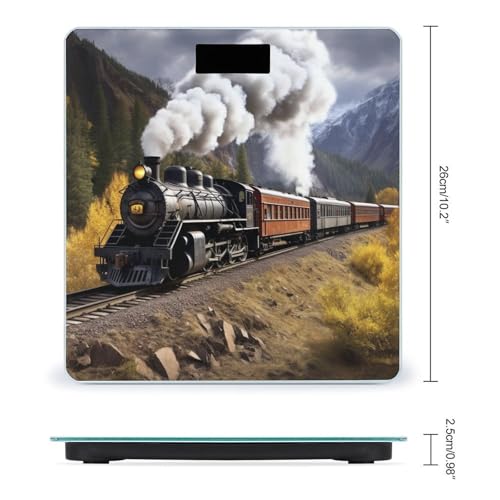 Báscula Digital de Baño Locomotora a Vapor 400 lb Precisa miniatura 2