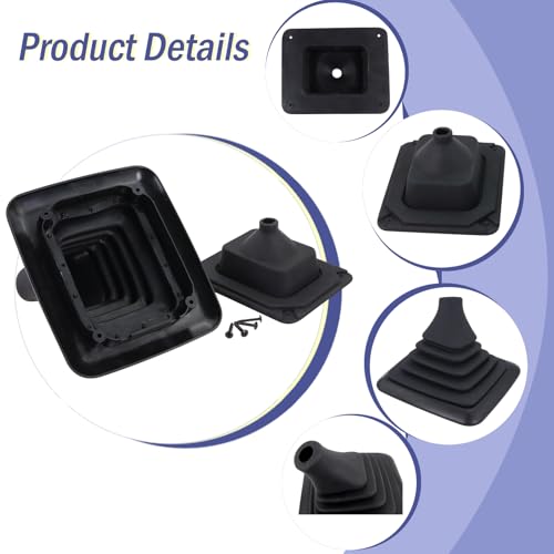 GEATaaT F5TZ-7277-BA Shifter Lever Shift Boot Cover Compatible with 1990-1997 Ford F150 F250 F350 Bronco Manual Transmission Gear Change Boot Replace# F5TZ7277BA by GEATaaT - Image 6