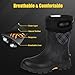 Kalkal Rubber Boots for Men and Women, Waterproof Insulated Rain Boots, Neoprene Breathable Mud Boots, Outdoor Anti-slip Mens Work Farming Hunting Boots