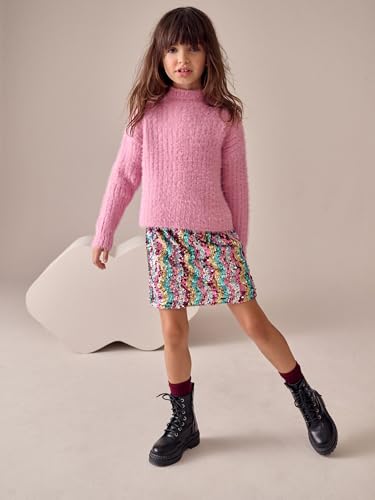 Pull duveteux NEXT fille parfait pour les journées d'école - 2