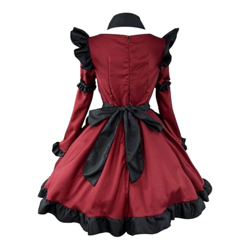Robe gothique victorienne médiévale de cérémonie courte - 5