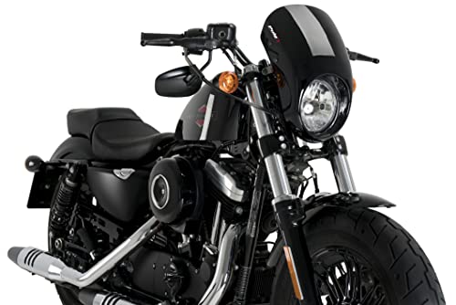 Réduire la fatigue en custom avec la bulle Puig 21084N Anarchy noire antichoc