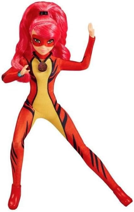 Miraculous Ladybug and Cat Noir Toys Ladydragon Fashion Doll | Articulated 26cm Ladydragon Doll with Accessories | Fei Wu Superhero Ladydragon Figurine Toys Bandai Dolls Range