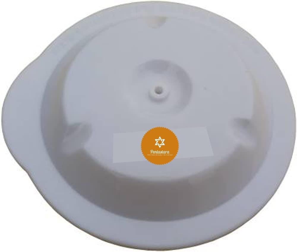 pentastara® -mixer grinder- (medium jar lid/cap with rubber gasket)-fits - preethi (diameter: 11 cm; white).