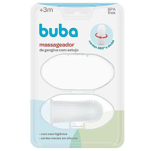 Buba, Massageador De Gengiva 360° Com Estojo