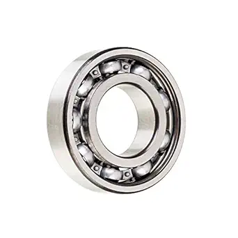 NTN Bearing 6312C3 Single Row Deep Groove Radial Ball Bearing, C3 Clearance, Steel Cage, 60 mm Bore ID, 130 mm OD, 31 mm Width, Open