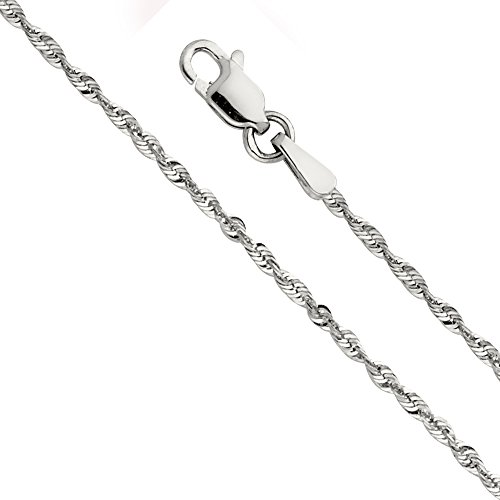 Wellingsale 14K Solid Gold Rope Chains (Select Options)3