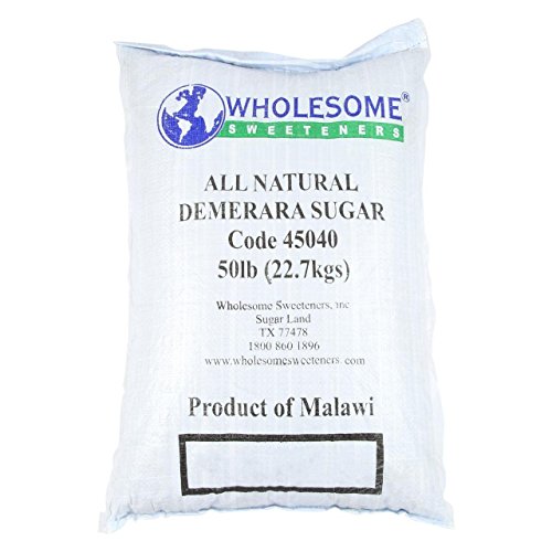 Wholesome Sweeteners Natural Demerara Sugar, 50 lb, Single Unit, (Packaging May Vary) image 2