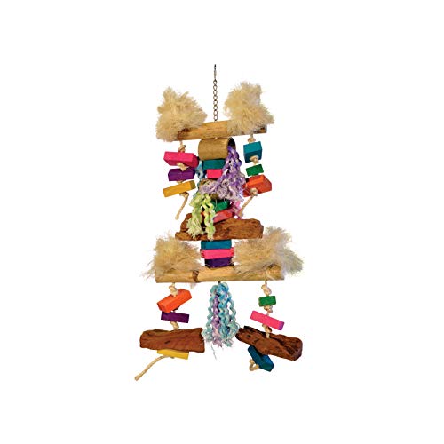 Prevue Pet Products Preen & Pacify Bodacious Bites Fluff N Stuff Bird Toy 62472