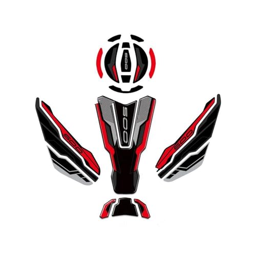 Kit Autocollants Réservoir Moto Kawasaki Z500 2024 Étanche Protection