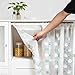 BE-TOOL 4PCS Shower Rod Holders, Tension No Drilling Curtain Holders, Adhesive Shower Retainer Shower Curtain Rod Holder (S)