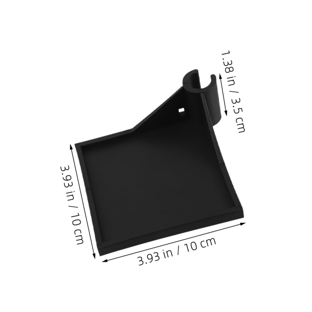 Wakauto Grow Tent Rack Multipurpose Storage Shelf Planting Equipment Organizer Hygrometer Camera Bracket Black