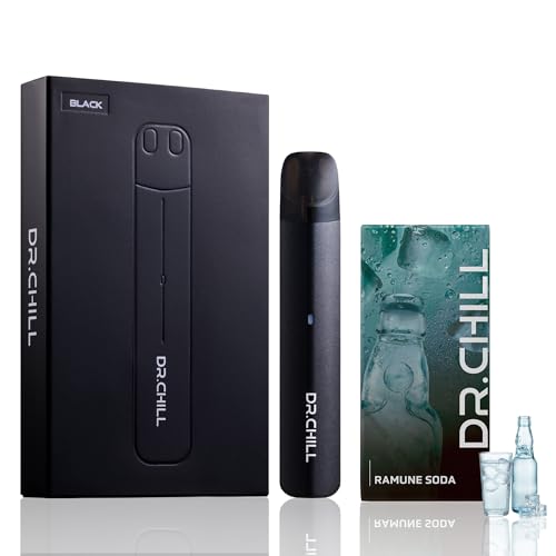 DR.CHILL�h�N�^�[�`�� �X�^�[�^�[�Z�b�g�i�{�̃f�o�C�X ��p�t���[�o�[�j �d�q�^�o�R �x�C�v vape �V�[�V�� ���� ��e�� �։� �j�R�`������ �^�[������ (�u���b�N, �����l�\�[�_)