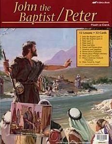 John the Baptist/Peter Flash-A-Cards Bible Class Visual Aids
