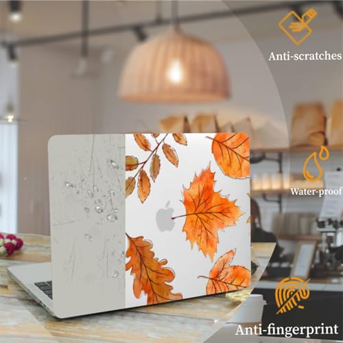 Funda MacBook Pro 16 A2141 carcasa rígida con protector de teclado diseño hoja de arce 2