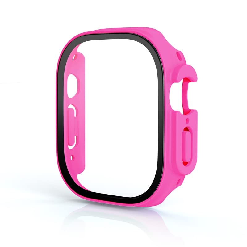 Housse Apple Watch Ultra 49 mm pour le sport et le quotidien en PC rose