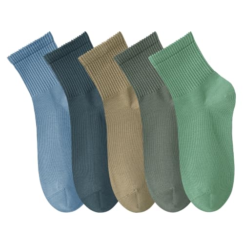 Image of Womens Cotton Anti-Pilling Quarter Crew Socks | Moisture-wicking, Odor-control, Lightweight, Office /gym, 7-pair, US 6-10