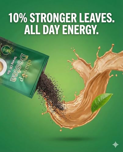 Image of Chaizup Premium Dostea CTC Tea - 1 kg | Loose Leaf Tea | Loose Leaf Blend for Authentic Flavours & Perfect Brew | 1kg