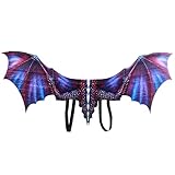 ℬ【Alas de dragón llamativas】 Cualquiera te impresionará. El accesorio Cosplay Dragon Wings te hará más atractivo que nunca. ¡Consigue para tu fiesta de Halloween!