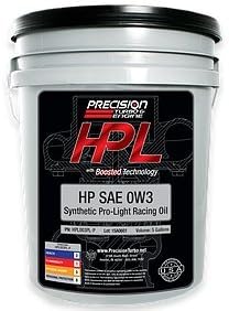 HPL Synthetic Pro-Light Racing Motor Oil 0w3 Pail (5 Gallon x 1)