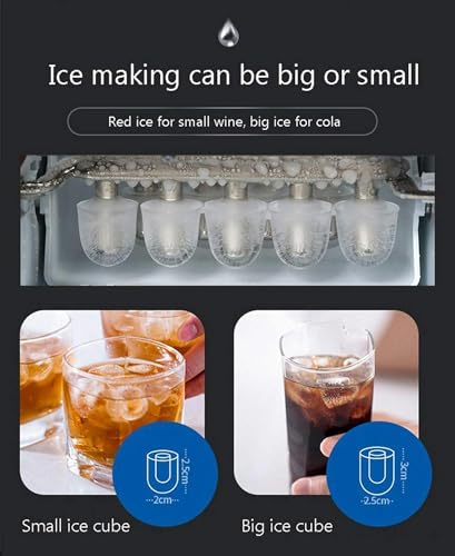Máquina automática de hielo 15kg en 24h 220v miniatura 2