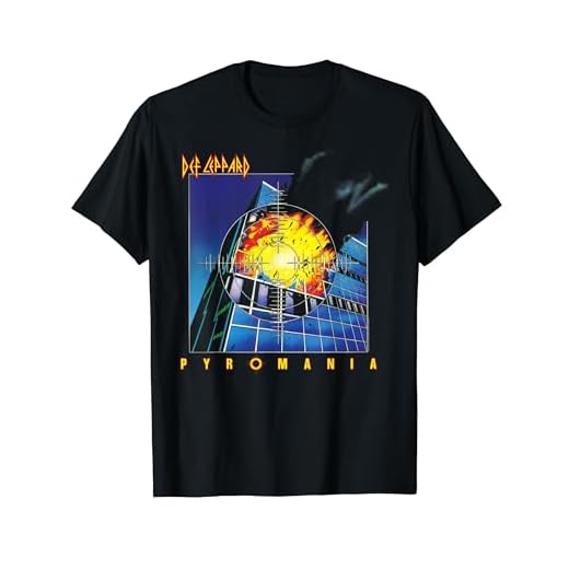 Def Leppard パイロマニア Tシャツ