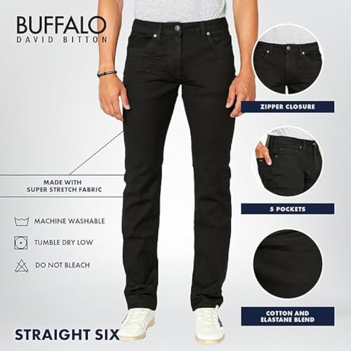 Image of Buffalo David Bitton Men's Six Slim Fit Jean in Spirit