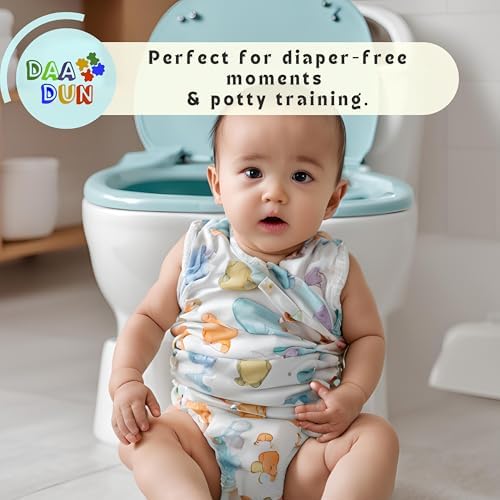 Image of Baby Padded Underwear - Soft Cotton Potty Training Pants for Toddlers, Washable & Reusable, Leak-Proof Training Underwear for Boys & Girls