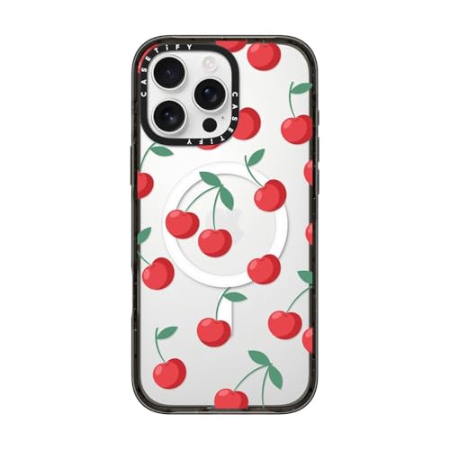CASETiFY Impact Custodia Per IPhone 16 Pro Max - Sottile, Protezione Cadute 2,5 M, Compatibile MagSafe - Motivo Floreale Trasparente - 2