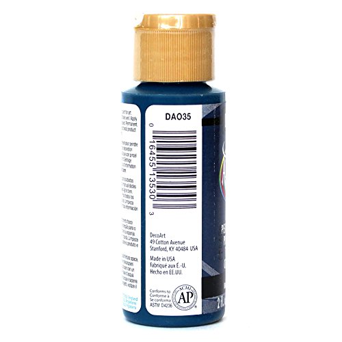 Image of DecoArt Americana Acrylic Paint, 2-Ounce, Navy Blue