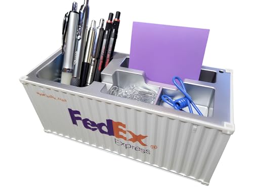 Yixoo Desktop Organizer, Secret Storage Box with Multiple Compartments Office Supplies Multi-function Shipping Container Storage Box Pen Pencil Holder, Business Name Cards Holder (White) - Image 4