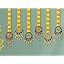Multicolour Ring Bell Hangings - Pack of 6