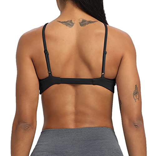 Aoxjox Women's Workout Sports Bras Fitness Adjusted Ariel Halter Bra Yoga Crop Tank4