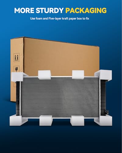 Image of PHILTOP Car Replacement Radiator for 2008-2012 C300, 2010-2012 GLK350, 2008-2012 C350, 2012-2015 SLK250 1.8T CU13213