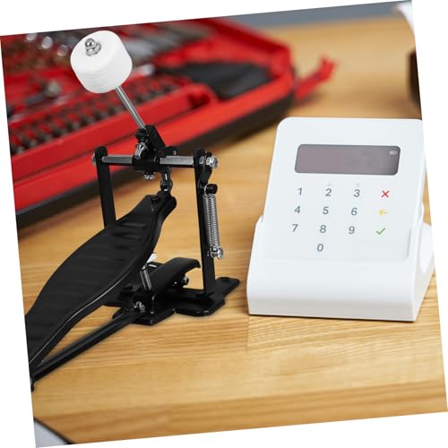 Pedal para batería de aleación de aluminio negro ligero miniatura 6