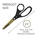 New Edition Black Big Scissors for Ribbon Cutting Ceremony Grand Opening Scissors for Cutting Ribbon 25 Inch
