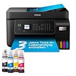 Epson EcoTank ET-4800 A4-Multifunktions-Wi-Fi-Tintentankdrucker, mit einem im Lieferumfang enthaltenen Vorrat an Tinten bis zu 3 Jahren