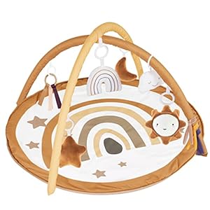 little dove Baby Gym and Infant Play Mat Rainbow Design for Newborn Stage-Based Developmental Activity Gym for Babies to…