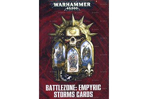 Data Cards: Battlezone Empyric Storm Cards Games Workshop ( 40-09-60 )