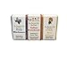 An Ancient Art’s Bar Soap Set of 3 Aprox. 3.25oz - All Natural Soap Handmade with Olive Oil, Palm Oil, and Coconut Oil (Texas Bluebonnet, Indian Paintbrush, Yellow Rose) - Gift Set (Texas Set)