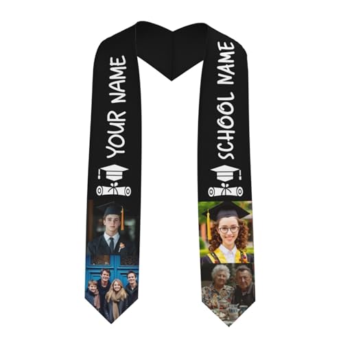 LAIFU Custom Graduation Stole for Graduates Perfect Congratulation Gifts for Graduation Stole Class of 2024