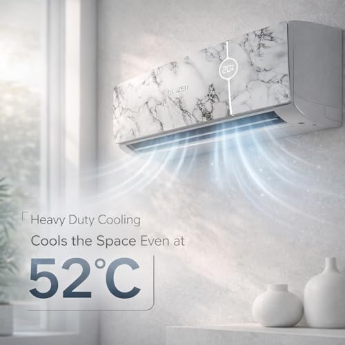 Image of Ecozen Smart Air Conditioner - 1.5 Ton Inverter AC with Intelligent Cooling and Smartphone App Control (Classic Stone) - IDU-WSAC18310XE52VMA, ODU-WSAC18310XE52VMA