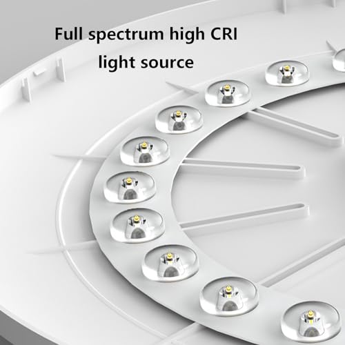 Lampe de plafond LED avec télécommande et intensité réglable 2700K-6500K